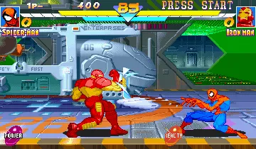 Marvel Super Heroes (Asia 951024) screen shot game playing